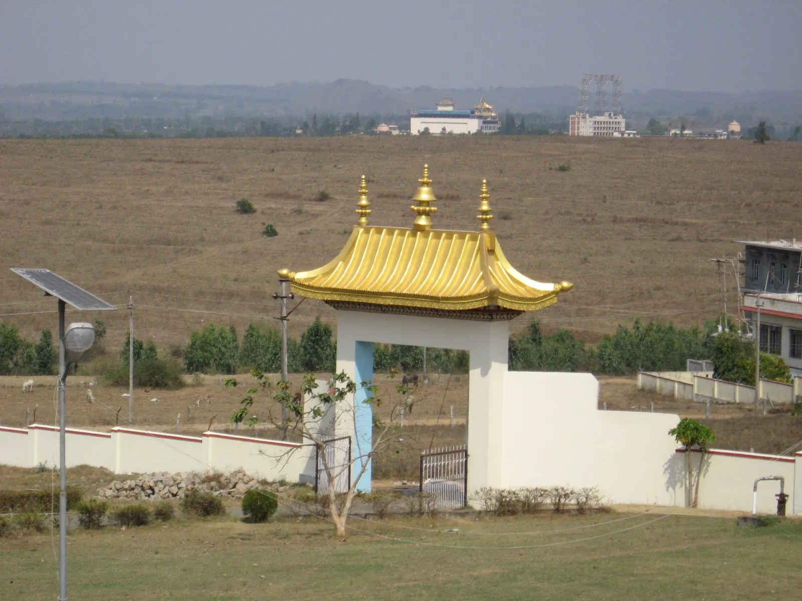 Detail of the monastery grounds at Sera, Bylakuppe